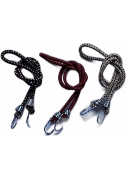 Gergi Ahtapot Lastiği Kancalı Sabitleme Ipi - 3 Adet