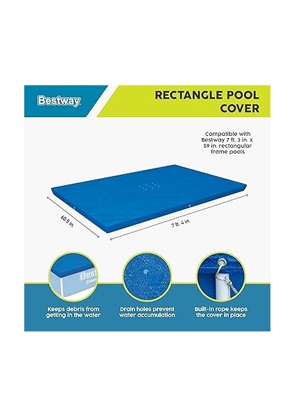 Prefabrik Havuz Üst Kapama Bezi (221 cm x 150 Cm) 58103 fiyatları