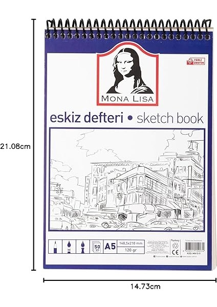 Eskiz Defteri A5 120 G 50 Yp Telli fiyatları