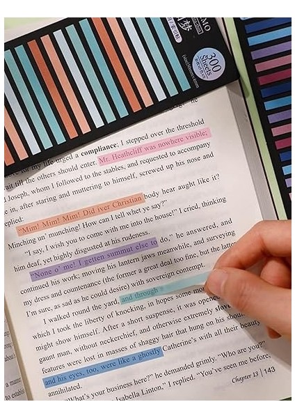 Post-It Sticky Notes Şeffaf Renkli Yapışkan Postit Not Kağıdı Etiketi Kısa Şeritler (Renk 4) indirimleri