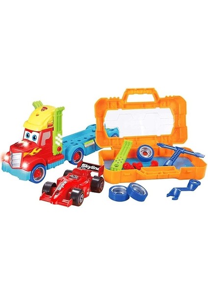 Sesli ve Işıklı Sök Tak Çantalı Formula 1 Oyun Seti