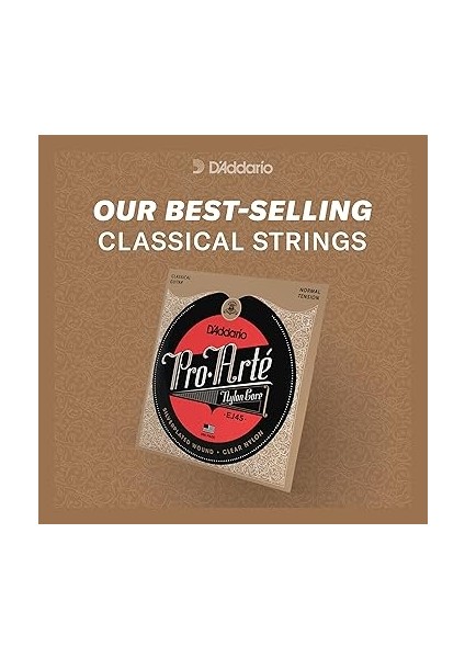 EJ49 Klasik Gitar Tel Seti, Pro-Arte, Silverplated Woun fırsatları