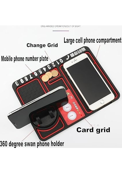 Araç Içi Kaydırmaz Torpido Organizeri Sihirli Ped Telefon Tutucu Torpido Kaydırmaz Ped fırsatları