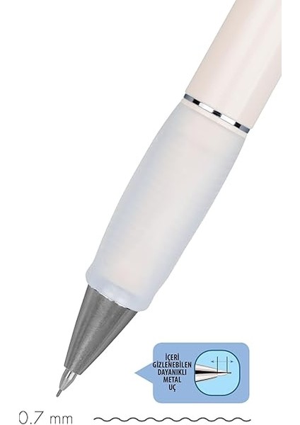 Deep Mekanık Kursun Kalem 07MM Fildişi modelleri