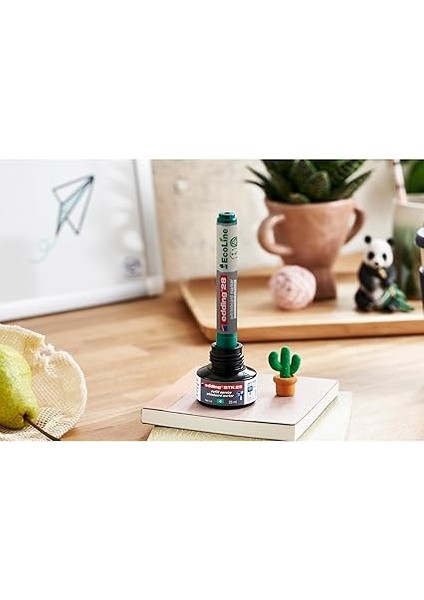 29 Ecoline Beyaz Yazı Tahtası Kalemi, 4'lü Set, Karışık Renkler, Kesik Uç, Yeniden Doldurulabilir fiyatları