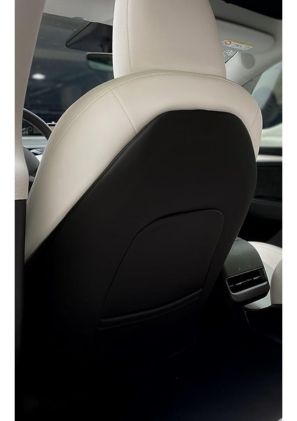 Set) Tesla T Parts Model 3 Y Koltuk Arkası Koruyucu, Tesla Koltuk Koruma Kılıfı