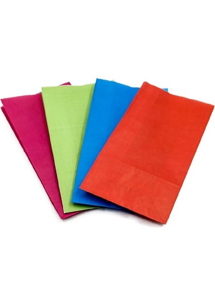 Karışık Renkli Hediyelik Kese Kağıdı (12'li Set)