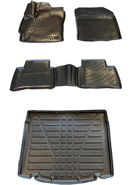 Corolla Cross 2022+ 3D Paspas ve Bagaj Havuzu Seti