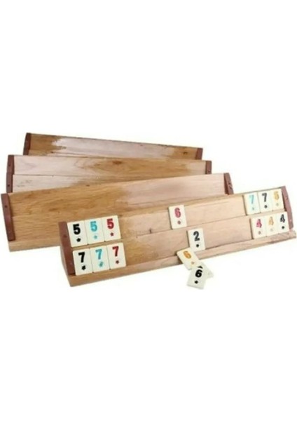 Kervan Ağaç Okey Takımı Büyük Boy