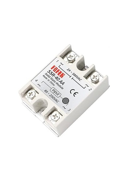 Ssr Röle 40A Ac 24-380V Tek Fazlı Solid State Röle Elektronik Anahtar Termostat Resiztans Motor Lamba Makine fırsatları
