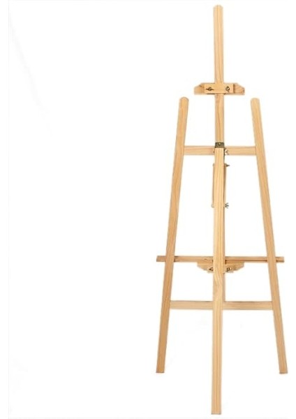 Ahşap Resim Şövalesi Ressam Sehpası Naturel