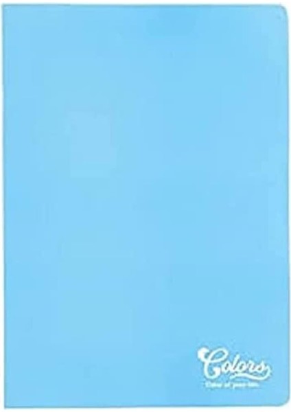 Colors A4 60 Yaprak Çizgili Defter, Pudra Mavi