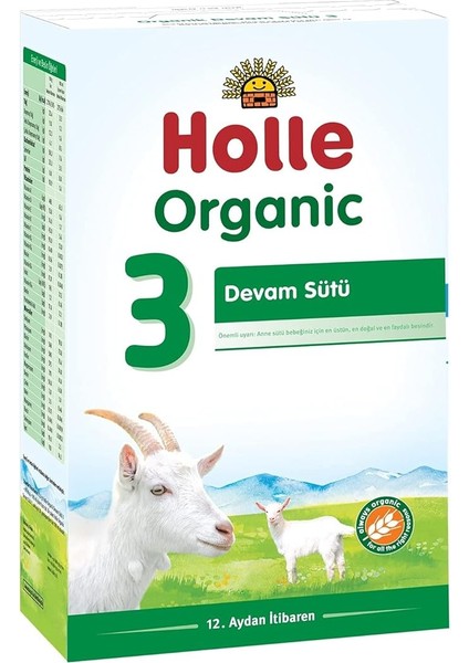 3 Keçi Sütü 400 gr 12+ Ay