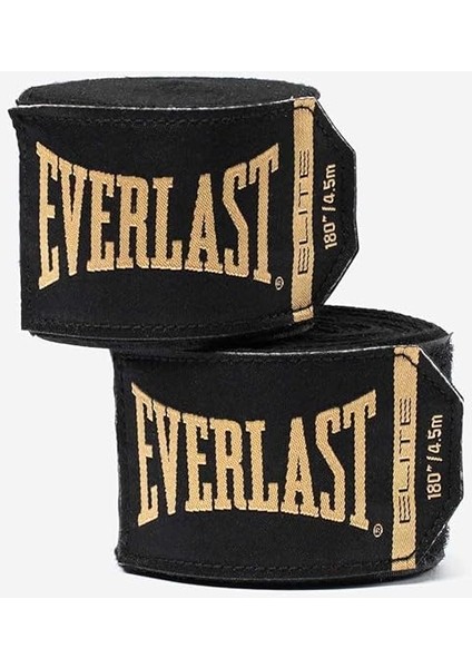 Elite Boxing Hand Wraps 180" Black/gold modelleri