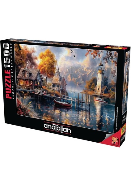 Puzzle - Gölde Sonbahar / 1500 Parça Puzzle, #4581