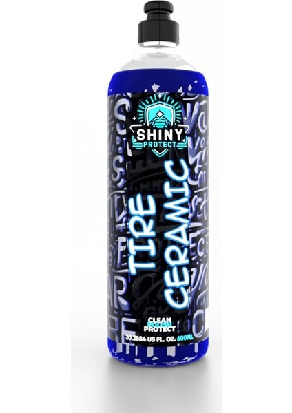 Ceramic Oto Lastik Seramik Kaplama Lastik Parlatıcı 20 Güne Kadar Kalıcı 600 ml