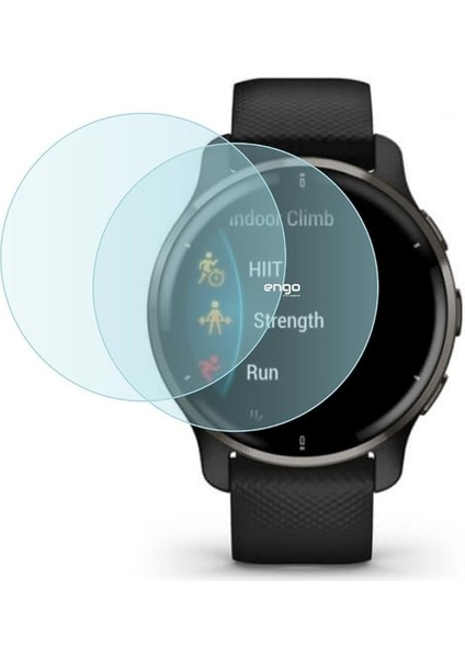 Garmin Venu 2 Plus Ekran Koruyucu Nano Şeffaf 2 Adet