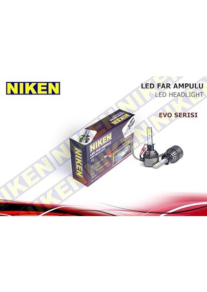 H7 LED Xenon Far Aydınlatma Seti Şimşek Etkili 8000LM modelleri