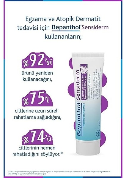 Sensiderm Kaşıntı Giderici Krem 20G fırsatları