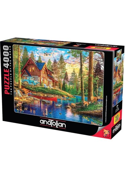 Puzzle - Taş Ev / 4000 Parça Puzzle, #5206