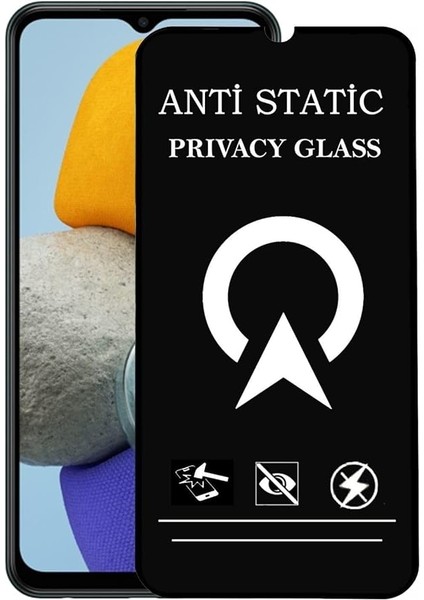 Iletişim Samsung Galaxy M23 Tam Kaplayan Anti Statik Görünmez Safir Ekran Koruyucu Hayalet Cam