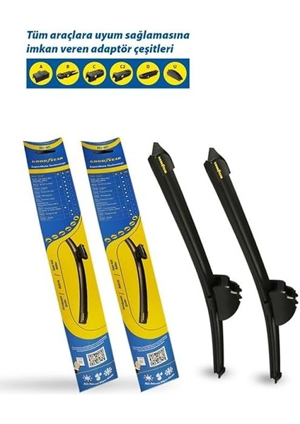 Ford Focus Supermute 2'li Muz Silecek Takımı 2011-2017 Sedan (750MM 750MM) fiyatları