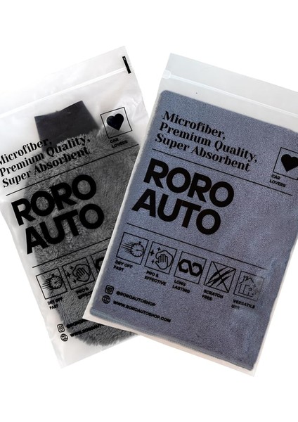 Auto Etna Mikrofiber Araç Yıkama Bezi & Oto Kurulama Havlusu 50X70 & Yıkama Eldiveni Seti +