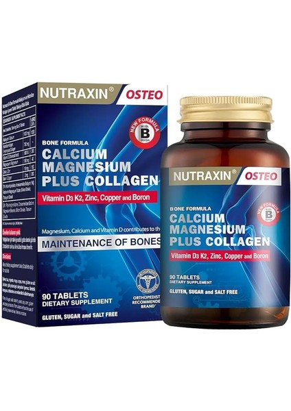 Osteo B-One Formula Type 1 Kollajen 90 Tavlet Takviye Edici Gıda