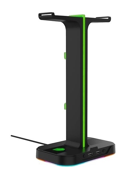 Rgb USB Çoklayıcı Oyuncu Kulaklık Standı modelleri