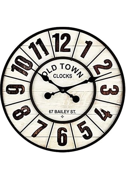 Aypaş Galaxy Old Town Serisi Duvar Saati, 50 cm