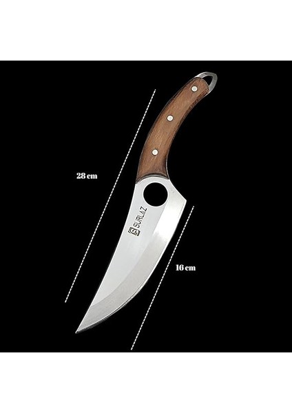 Almazan Şef Bıçak Seti 4 Parça Kamp Mutfak Bıçak Seti Hediyelik Bıçak Seti fırsatları