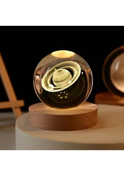 Küre Gece Lambası (Satürn)