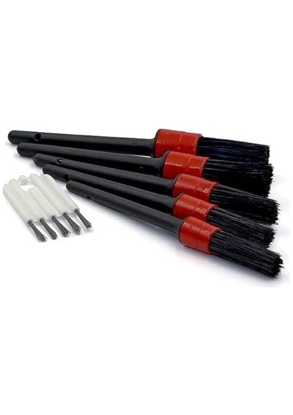 Araç Temizleme Fırçası Seti, Iç ve Dış Temizlik Için 5+1 Oto Detaylı Bakım Fırça Seti Klimanın Tekerleklerin, Motorların, Iç Mekanların Temizlik Seti 5 Farklı Boy ve +1 Adet Klima Fırça Seti indirimleri