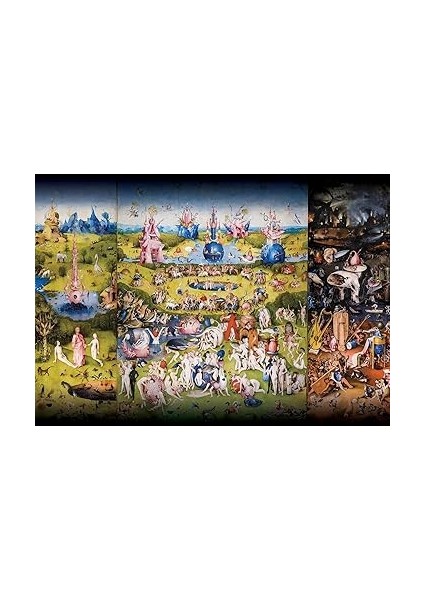 Puzzle Dünyevi Zevkler Bahçesi, Hieronymus Bosch 2000 Parça Puzzle fiyatları
