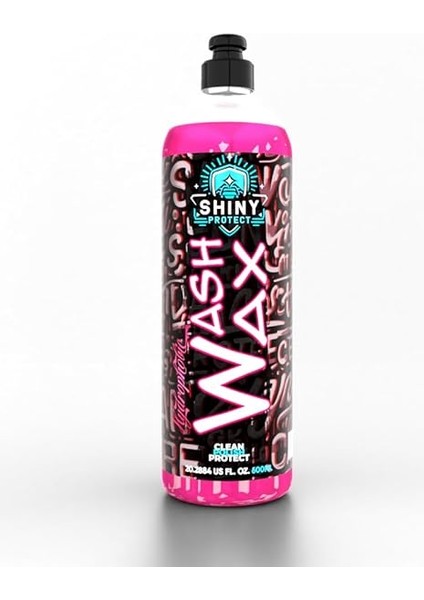 Protect Wash&wax Cilalı (Ph Notr) Kostiksiz Zararsız Toz Tutmaz Oto Yıkama Şampuanı 600 ml