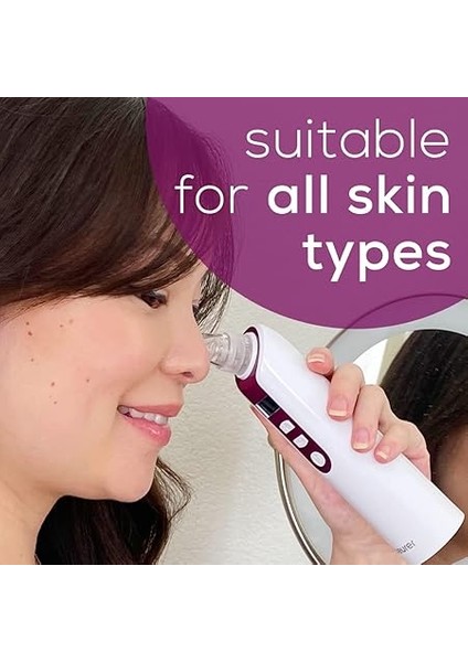 Siyah Nokta Çıkarıcı, Gözenek Süpürgesi, 3 Başlığı ve 5 Seviyesi, Tüm Cilt Tipleri Için, Siyah Nokta Süpürgesi, Derin Temizlik Için, FC41 indirimleri