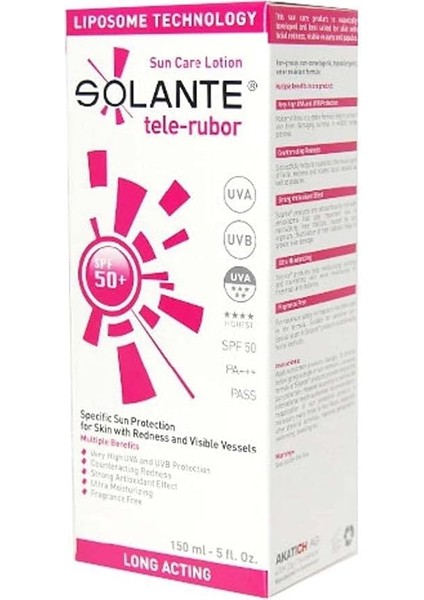 Telerubor SPF50 Losyon 150ML 1 Paket fiyatları