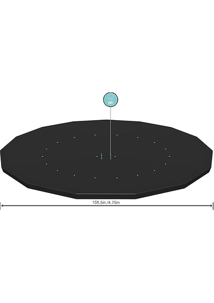 4,57 M Yuvarlak Havuz Örtüsü modelleri
