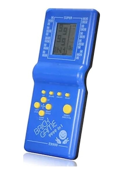 Nostalji Oyuncak El Atarisi Orjinal Tetris Brick Game Mavi Sarı Yeşil Kırmızı modelleri