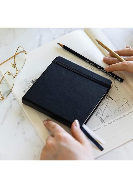 cm Sert Kapak 80 Yaprak 140 Gr. Eskiz Defteri - Sketch Book - Siyah