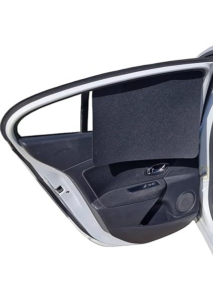 Güneşlik Perde Yan Cam Güneş Önleyici Aksesuar Siyah Keçe Tüm Araçlar Için 1 Adet indirimleri