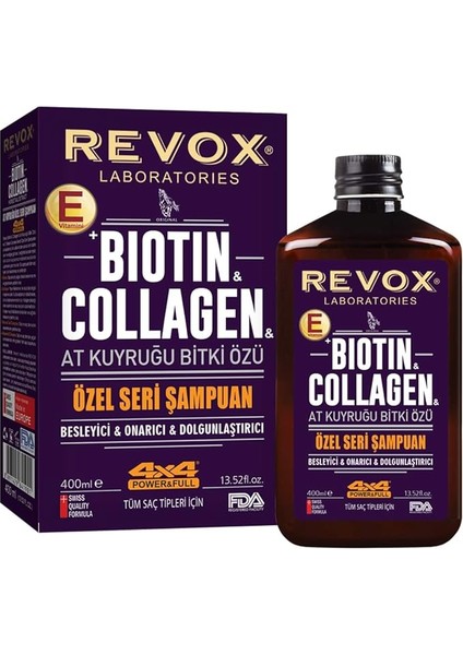 Biotin & Collagen Şampuan, 400 ml