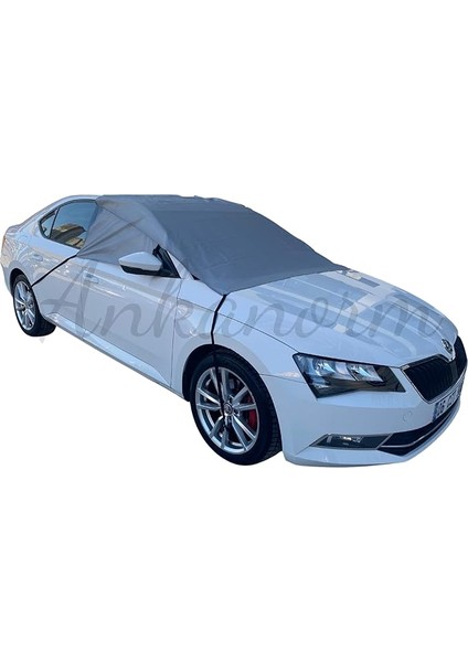 Araç Buz Kar Güneş Önleyici Koruyucu Ön ve Yan Camlar Için Yarım Branda Örtü Tente
