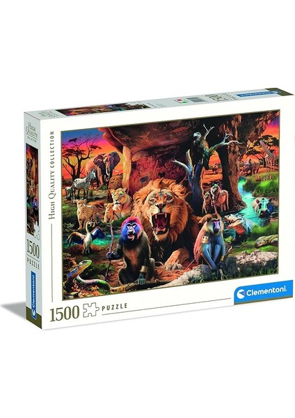 1500 Parça Yüksek Kaliteli Koleksiyon Puzzle The Tribal Society