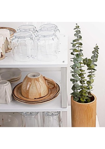 Home 2'li Raf Düzenleyici Seti: Dolap Içi Düzenleyici, Tabak ve Bardak Rafı Tabak Düzenleyici Dolap Rafı Portatif Organizer modelleri