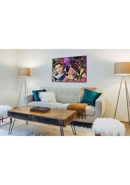 1000P Puzzle Wd Prenses, Çok Renkli modelleri