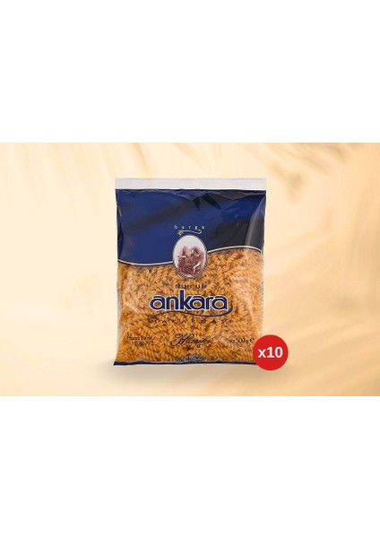 Nuh'un Ankara Burgu Makarna 500 gr x 10 Paket