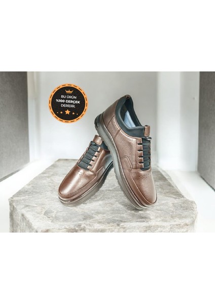 AW-1049 Hakiki Deri Rahat Lastikli Kaymaz Erkek Casual Ayakkabı fiyatları