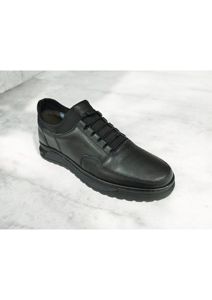 AW-1049 Hakiki Deri Rahat Lastikli Kaymaz Erkek Casual Ayakkabı modelleri