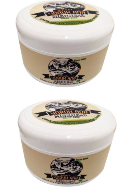 Yörüklü Çörek Otu Yağı Karışımlı Rahatlatıcı Masaj Bakım Kremi 200 ml 2 Adet